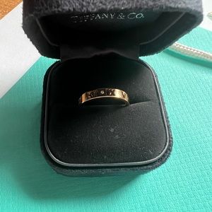 Tiffany and Co. Rose Gold Diamond Atlas Ring